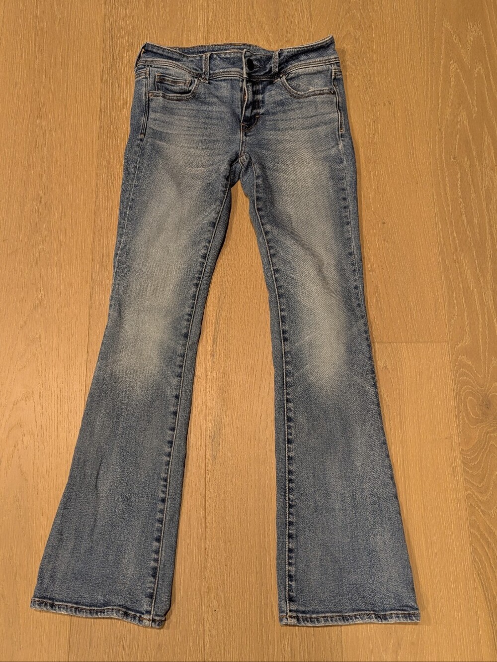 Women's Bootcut Jeans - Classic Blue Denim